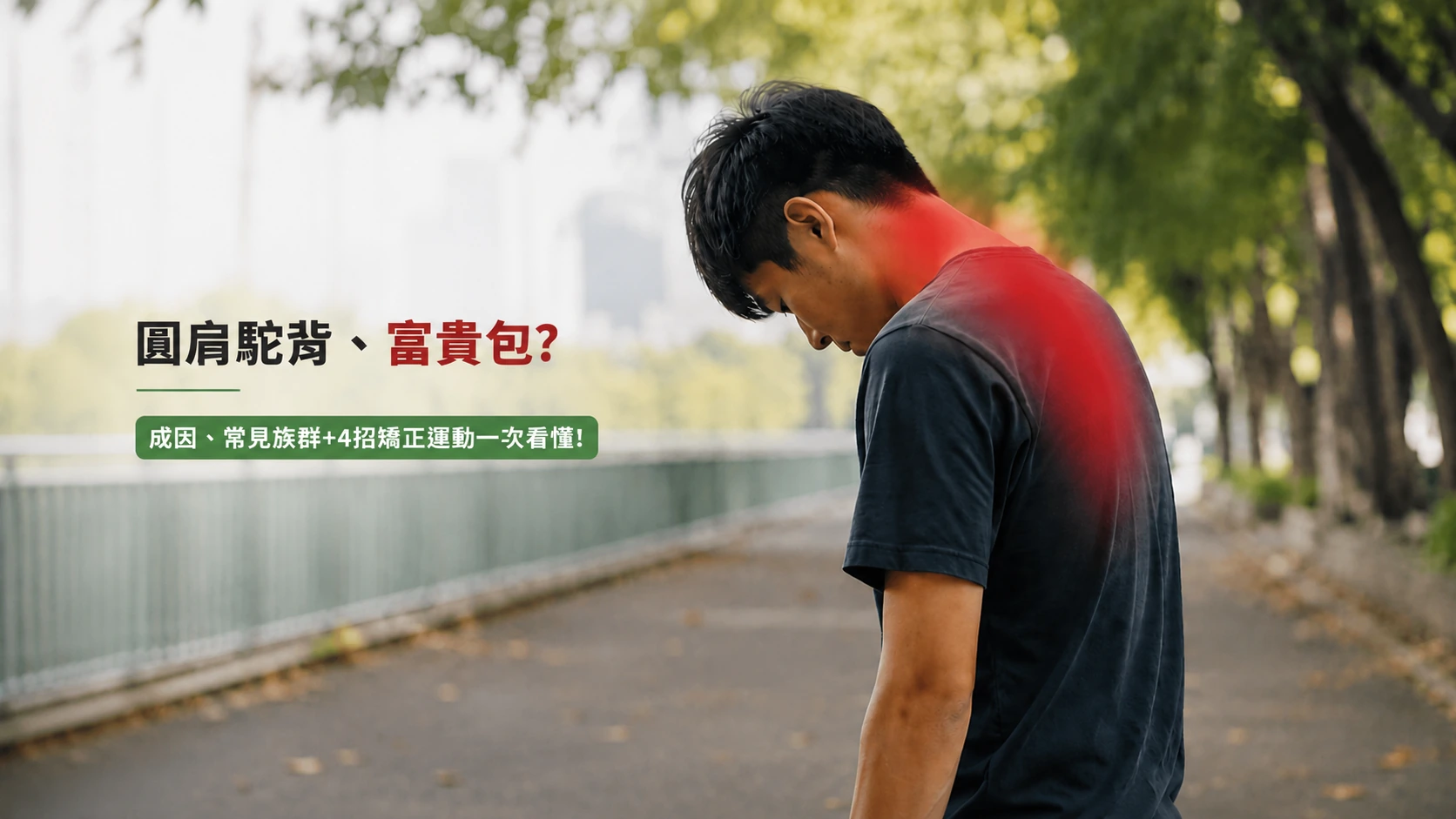 文章橫幅｜圓肩駝背與富貴包主題圖